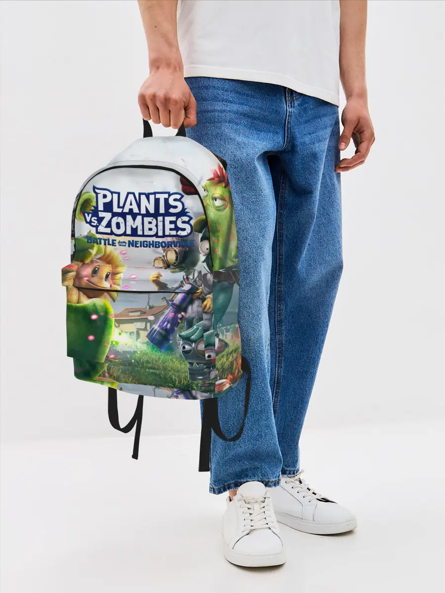 Рюкзак джинсовый / Plants vs Zombies.