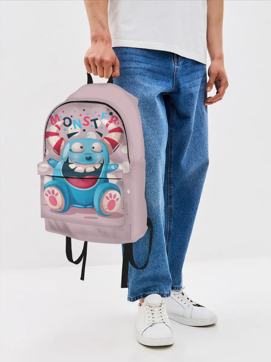 Рюкзак джинсовый / MONSTER