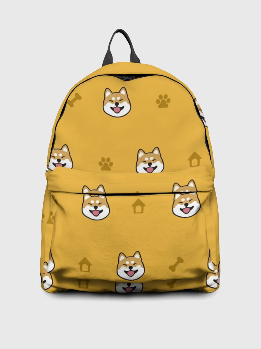 Рюкзак джинсовый / Сиба-ину. Акита-ину.