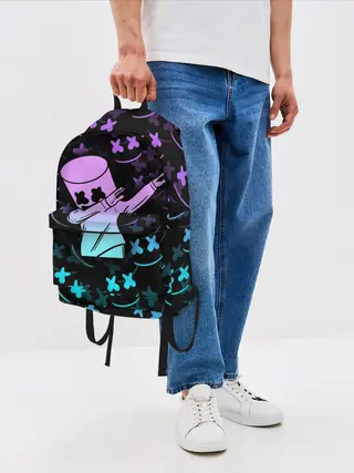 Рюкзак джинсовый / FORTNITE x MARSHMELLO