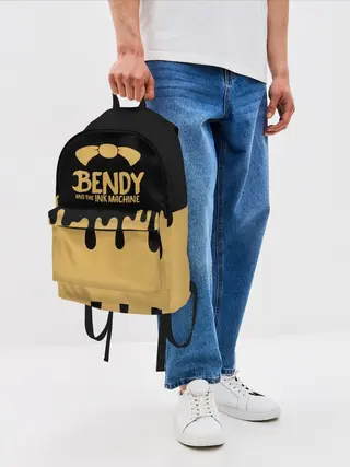Рюкзак джинсовый / Bendy And The Ink Machine