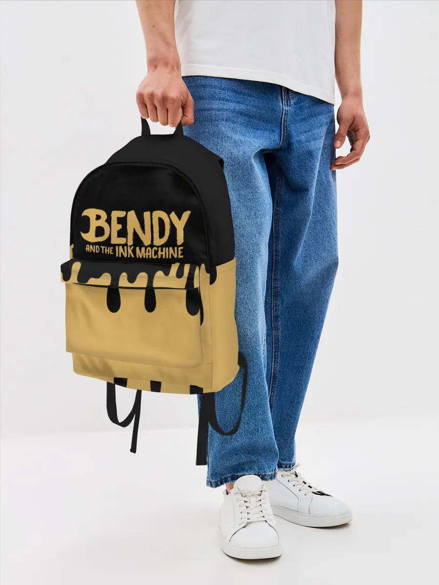 Рюкзак джинсовый / Bendy And The Ink Machine
