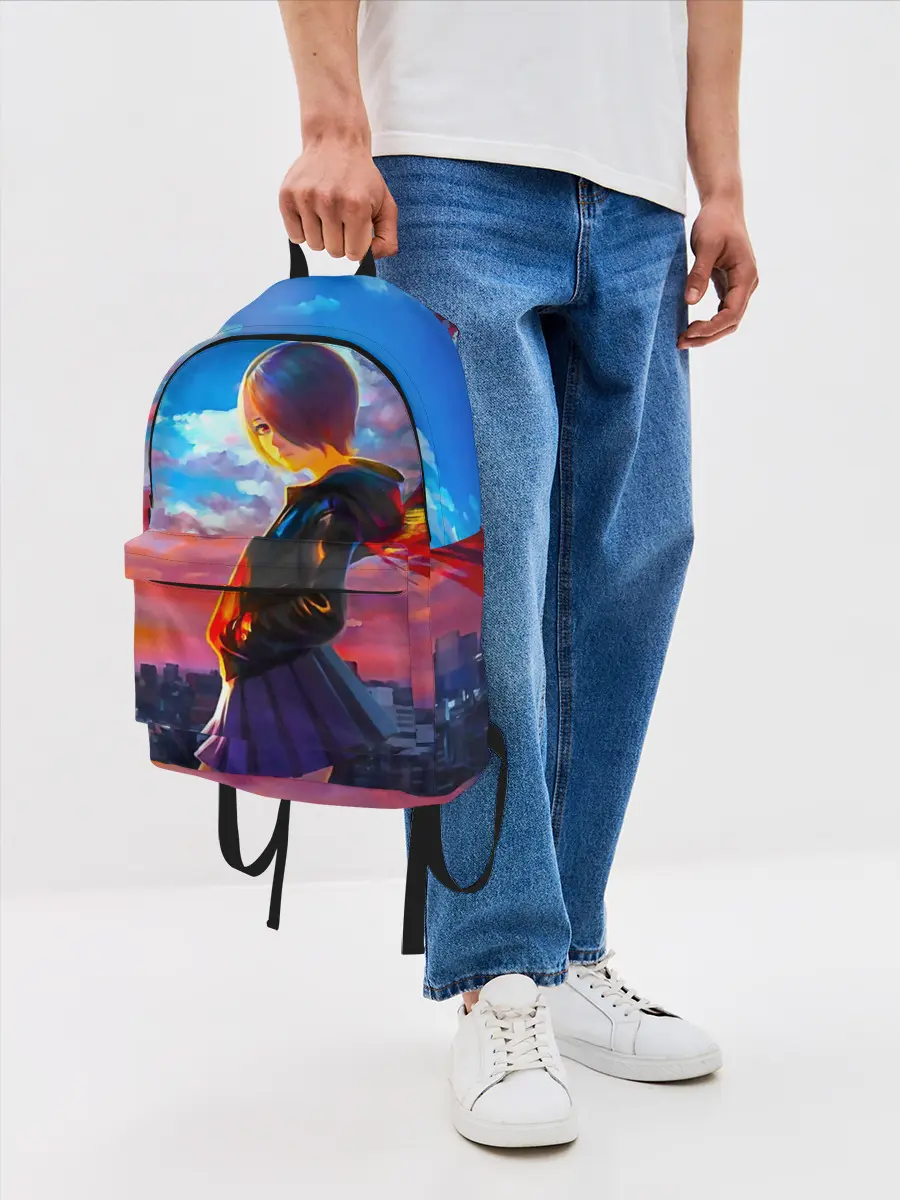 Рюкзак джинсовый / Токийский гуль