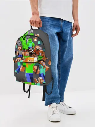 Рюкзак джинсовый / MINECRAFT ONLINE