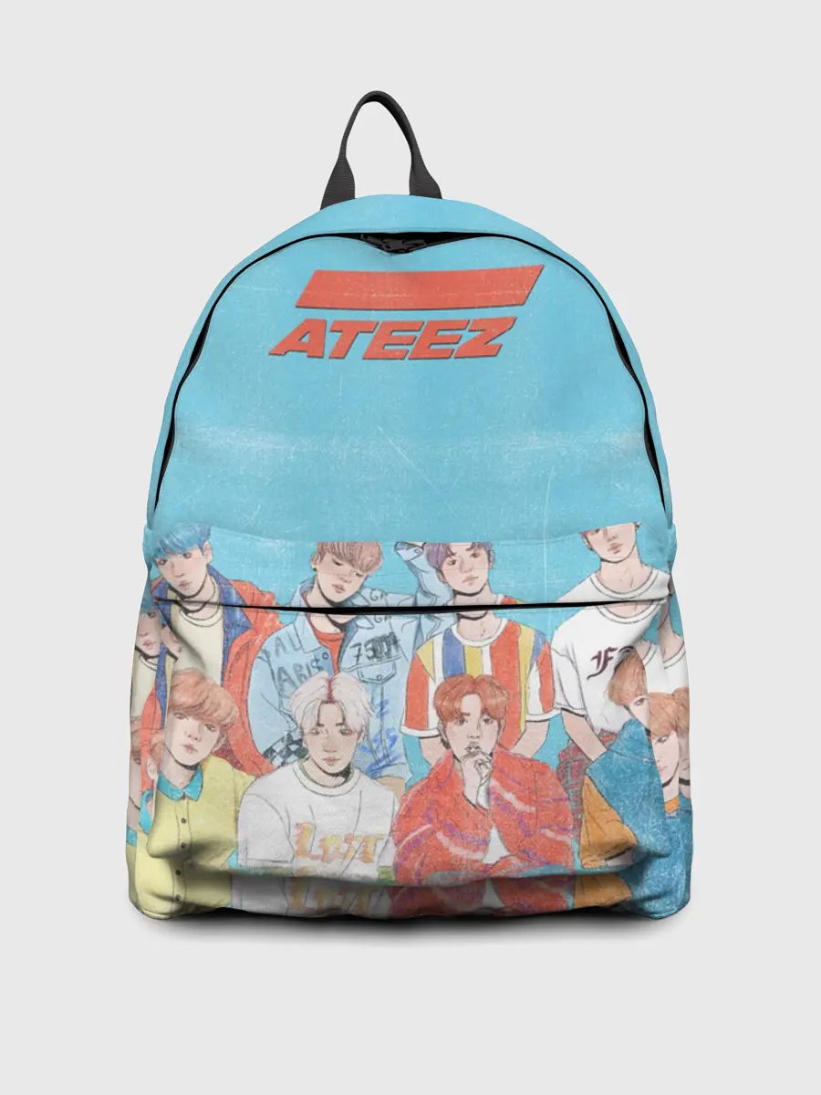 Рюкзак джинсовый / Ateez K-pop