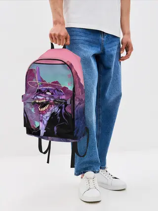 Рюкзак джинсовый / Evangelion2