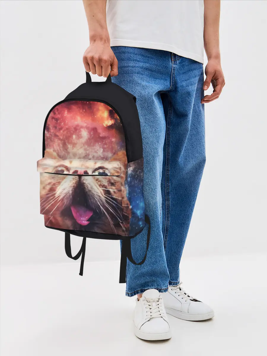 Рюкзак джинсовый / КОТ