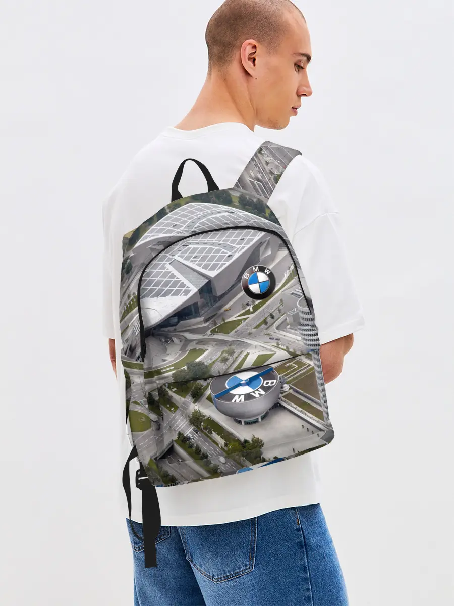 Рюкзак джинсовый / BMW city