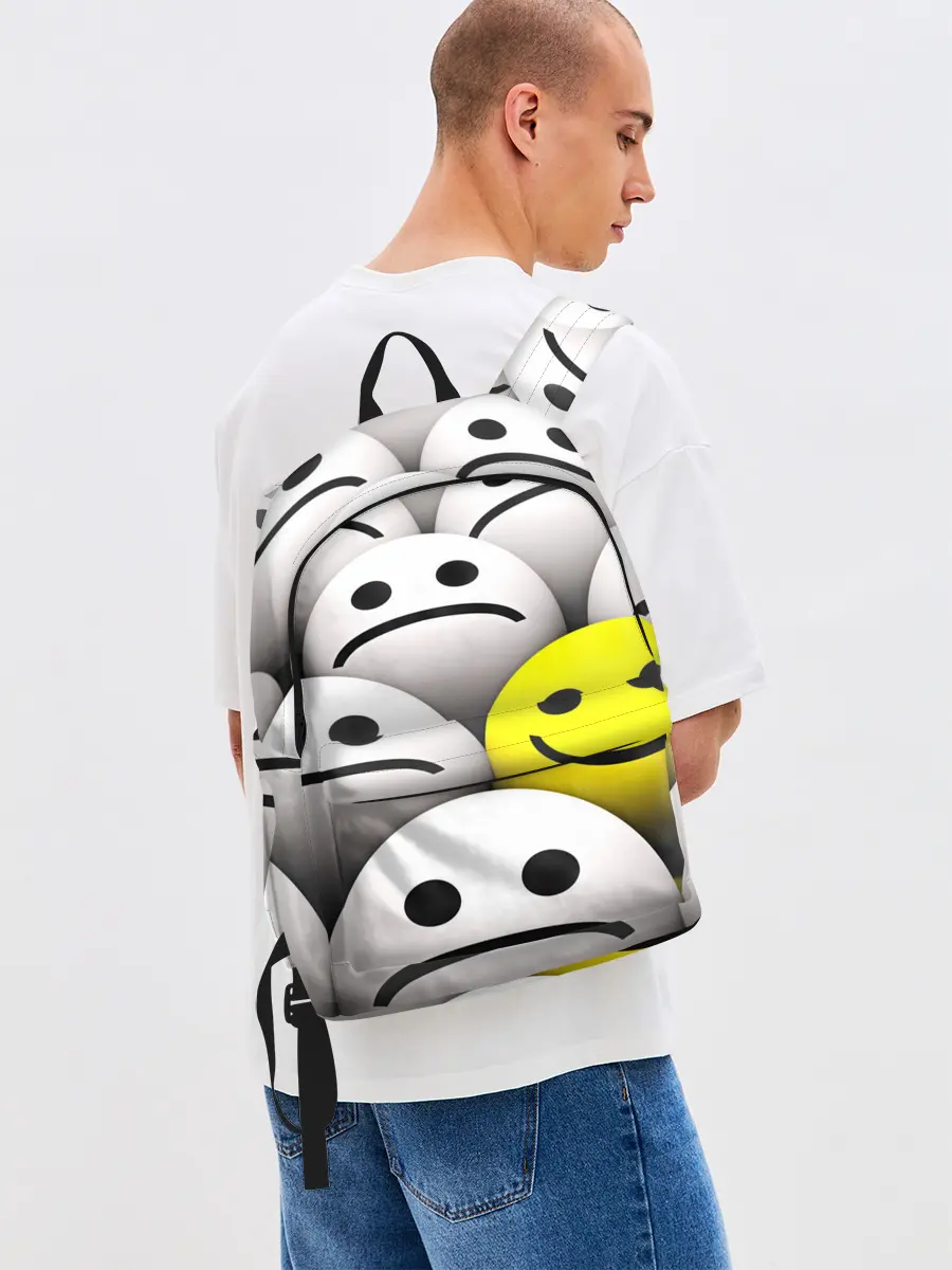 Рюкзак джинсовый / EMOJI 2019