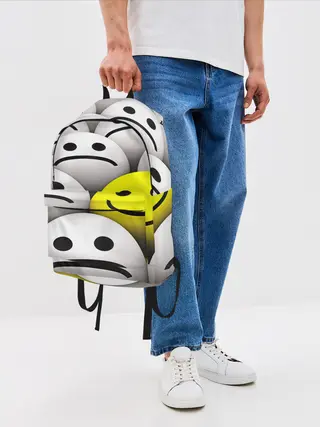 Рюкзак джинсовый / EMOJI 2019