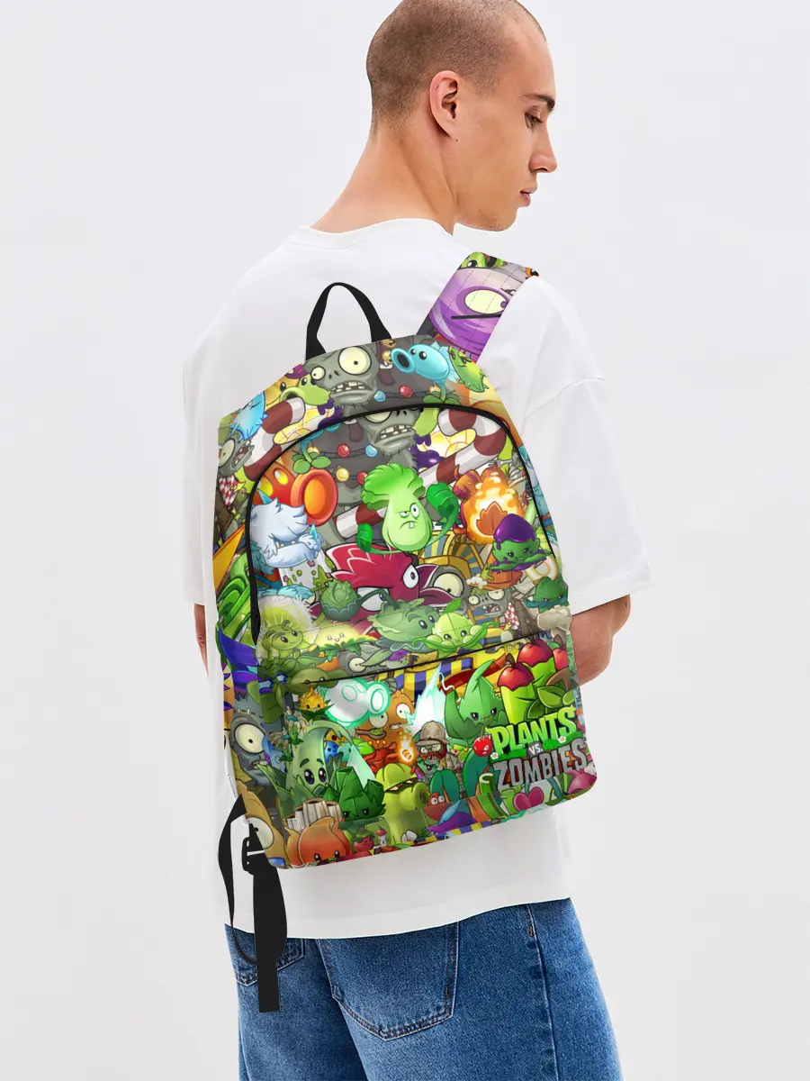 Рюкзак джинсовый / Plants vs Zombies