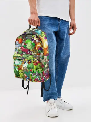 Рюкзак джинсовый / Plants vs Zombies
