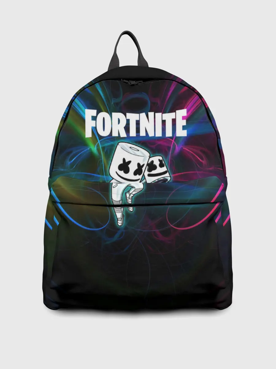 Рюкзак джинсовый / Fortnite x Marshmallow.
