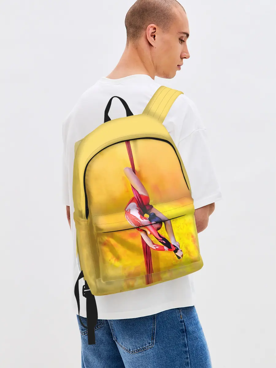 Рюкзак джинсовый / Гимнастика на полотнах