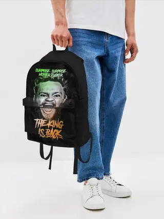 Рюкзак джинсовый / Конор Макгрегор