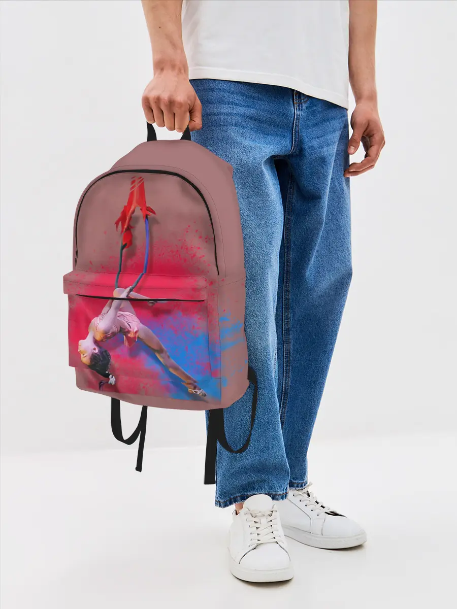 Рюкзак джинсовый / Воздушная гимнастика