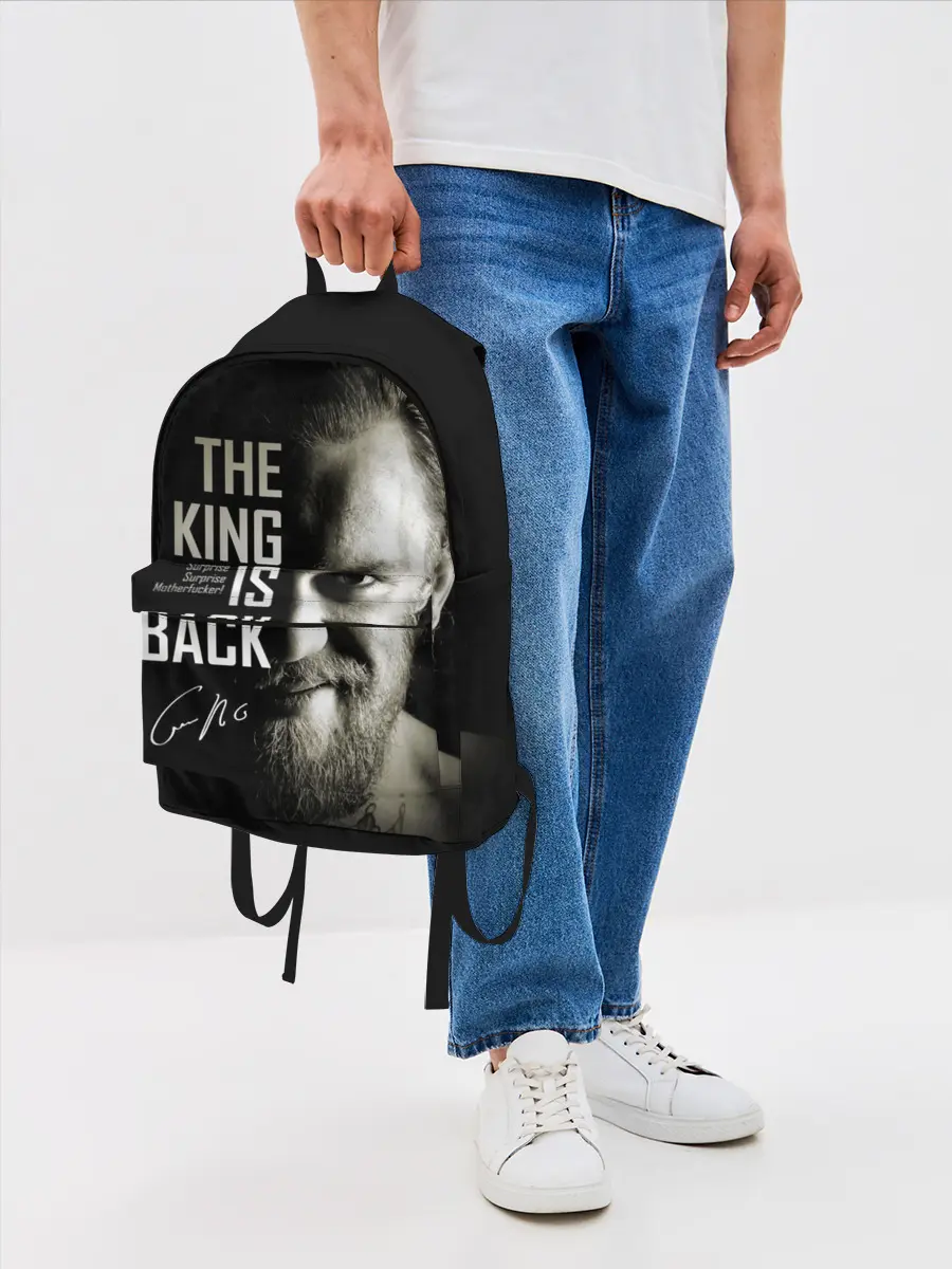 Рюкзак джинсовый / Конор Макгрегор