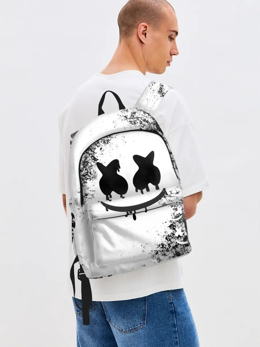 Рюкзак джинсовый / Marshmello