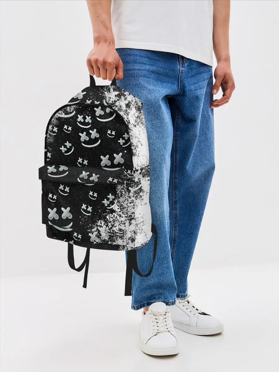 Рюкзак джинсовый / Marshmello