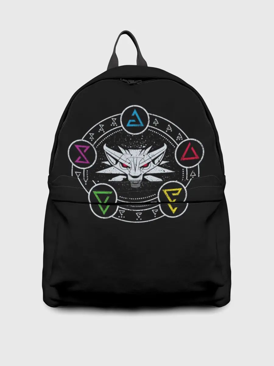 Рюкзак джинсовый / Ведьмачьи Знаки