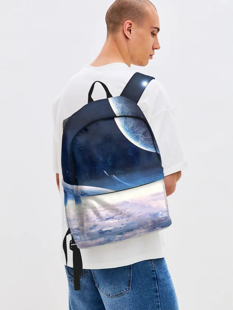 Рюкзак джинсовый / Космос