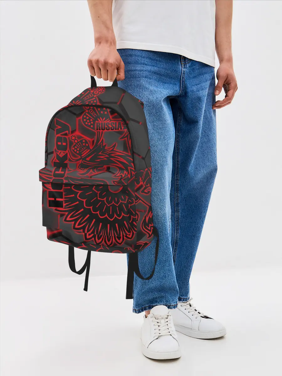 Рюкзак джинсовый / Хоккей