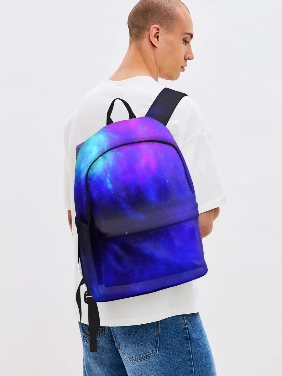 Рюкзак джинсовый / СЕВЕРНОЕ СИЯНИЕ