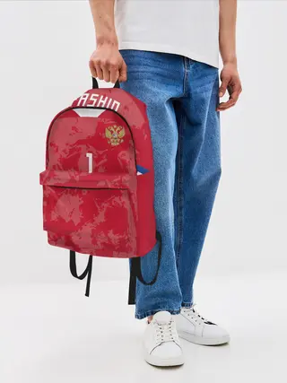 Рюкзак джинсовый / Лев Яшин