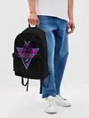 Рюкзак джинсовый / Samurai Retro Neon
