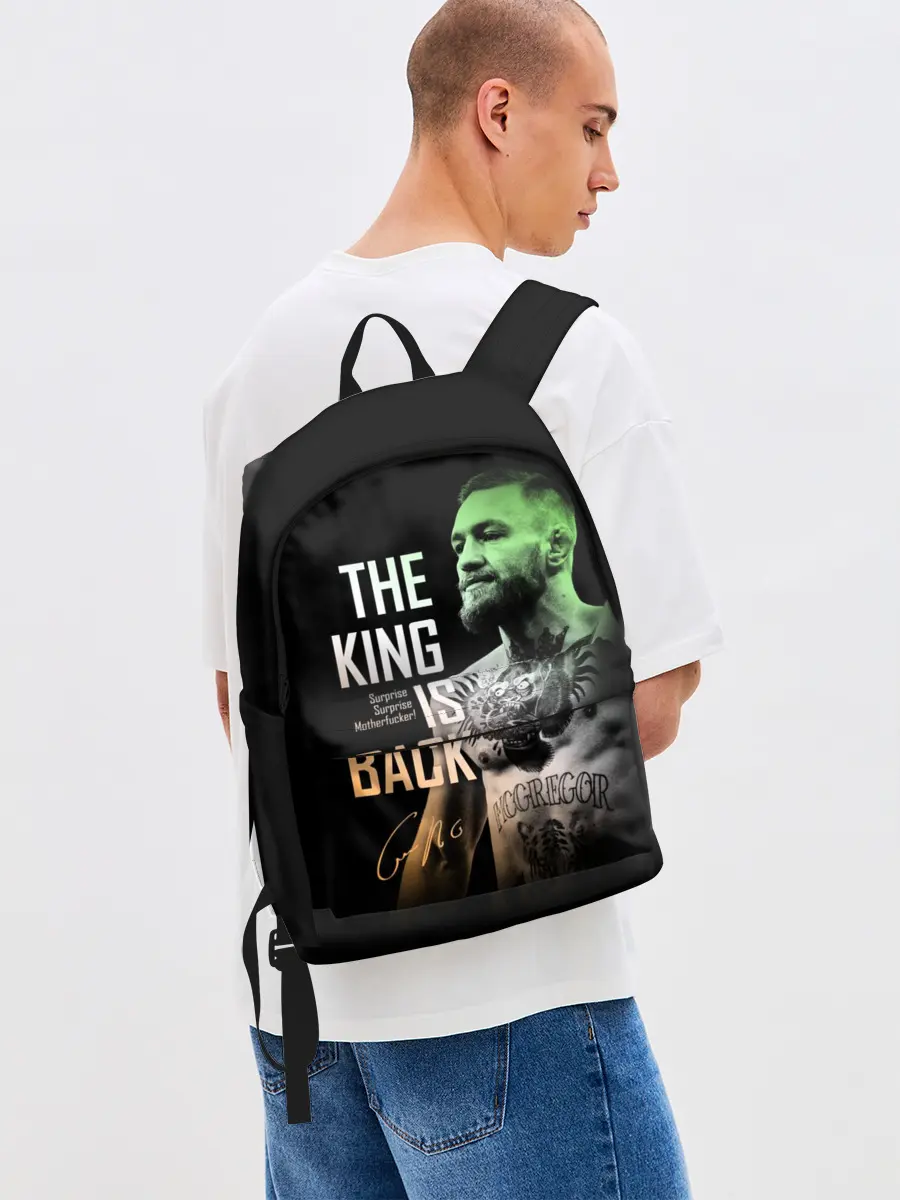 Рюкзак джинсовый / Конор МакГрегор