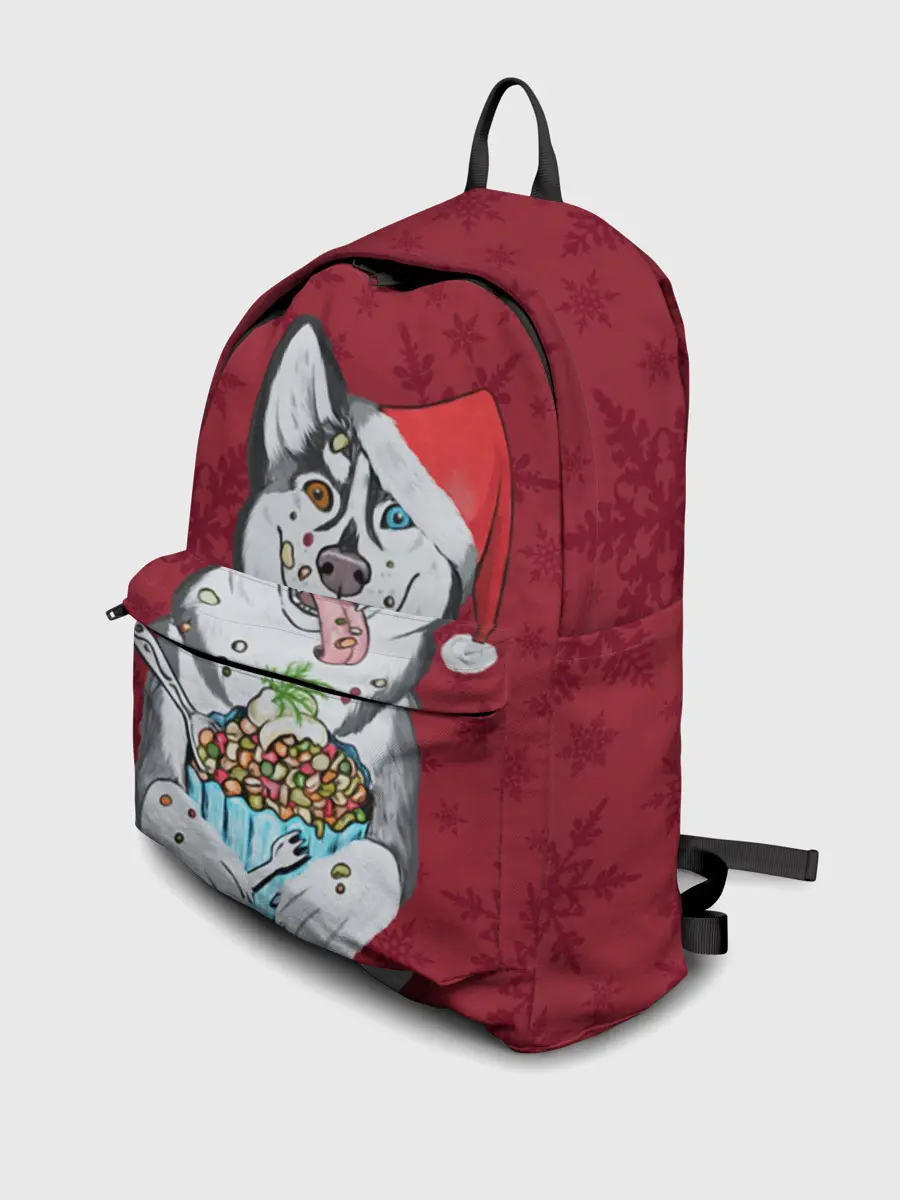 Рюкзак джинсовый / Christmas Husky