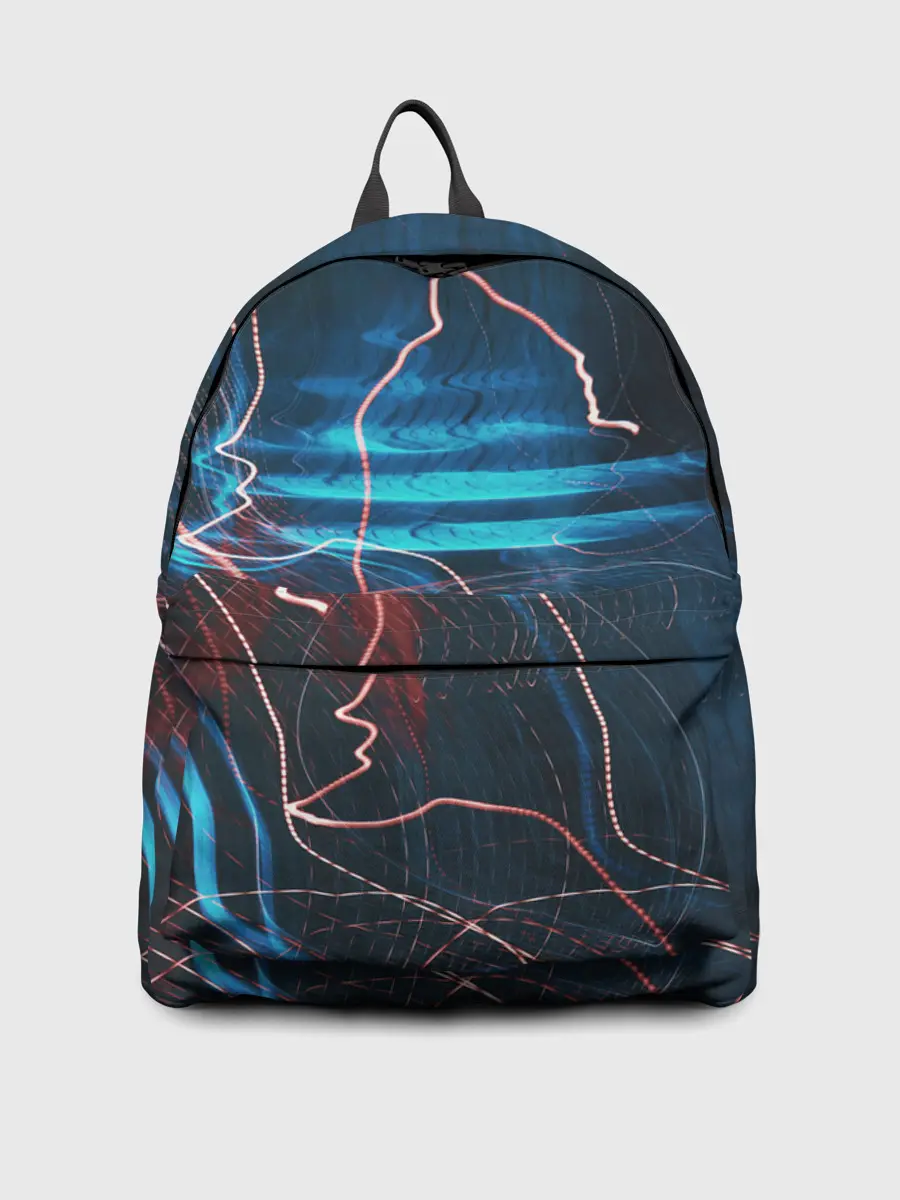 Рюкзак джинсовый / Freeze Light digital art