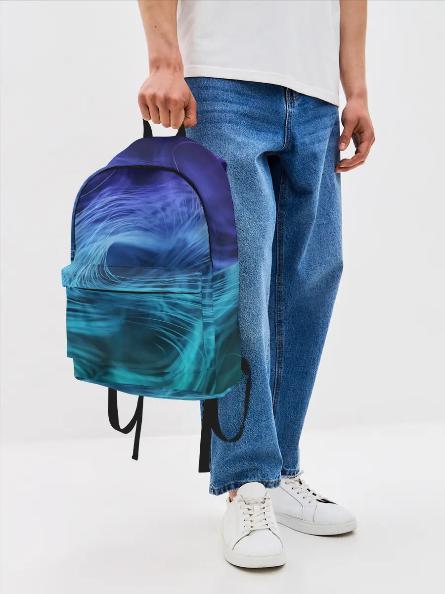 Рюкзак джинсовый / Линии материи