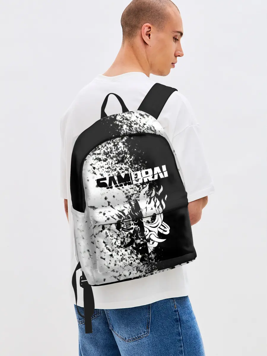 Рюкзак джинсовый / Cyberpunk 2077 | Samurai.