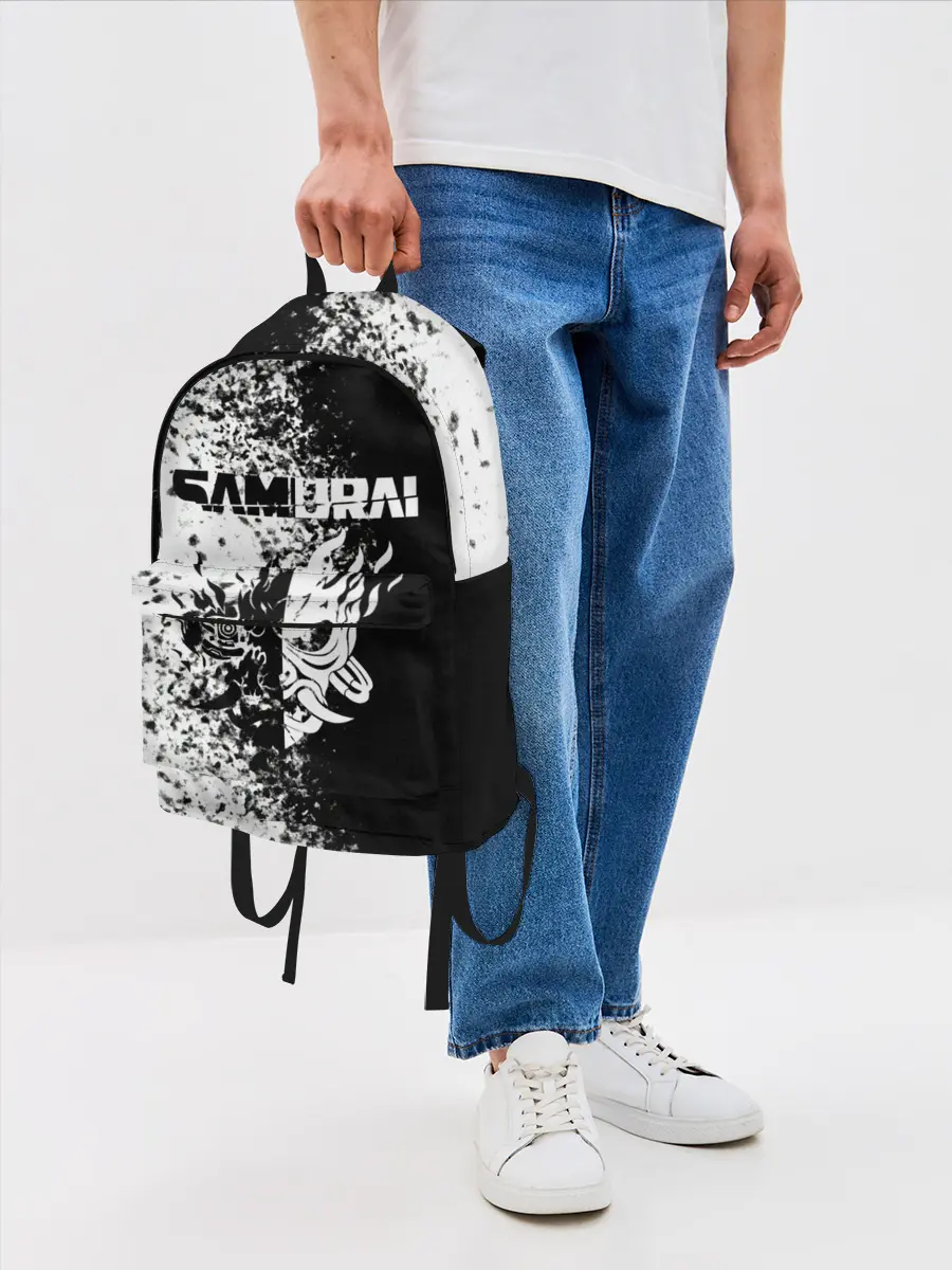 Рюкзак джинсовый / Cyberpunk 2077 | Samurai.