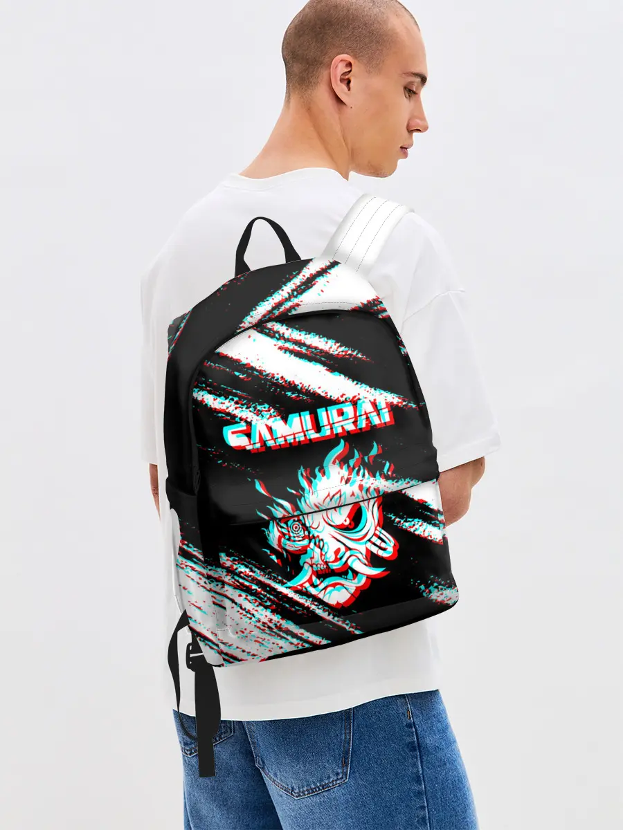 Рюкзак джинсовый / Samurai | Glitch.