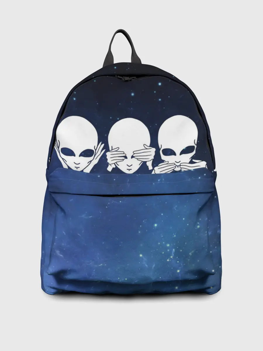 Рюкзак джинсовый / космос