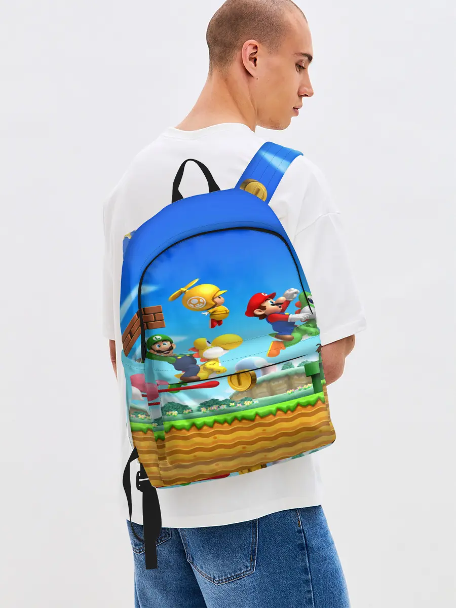 Рюкзак джинсовый / Марио