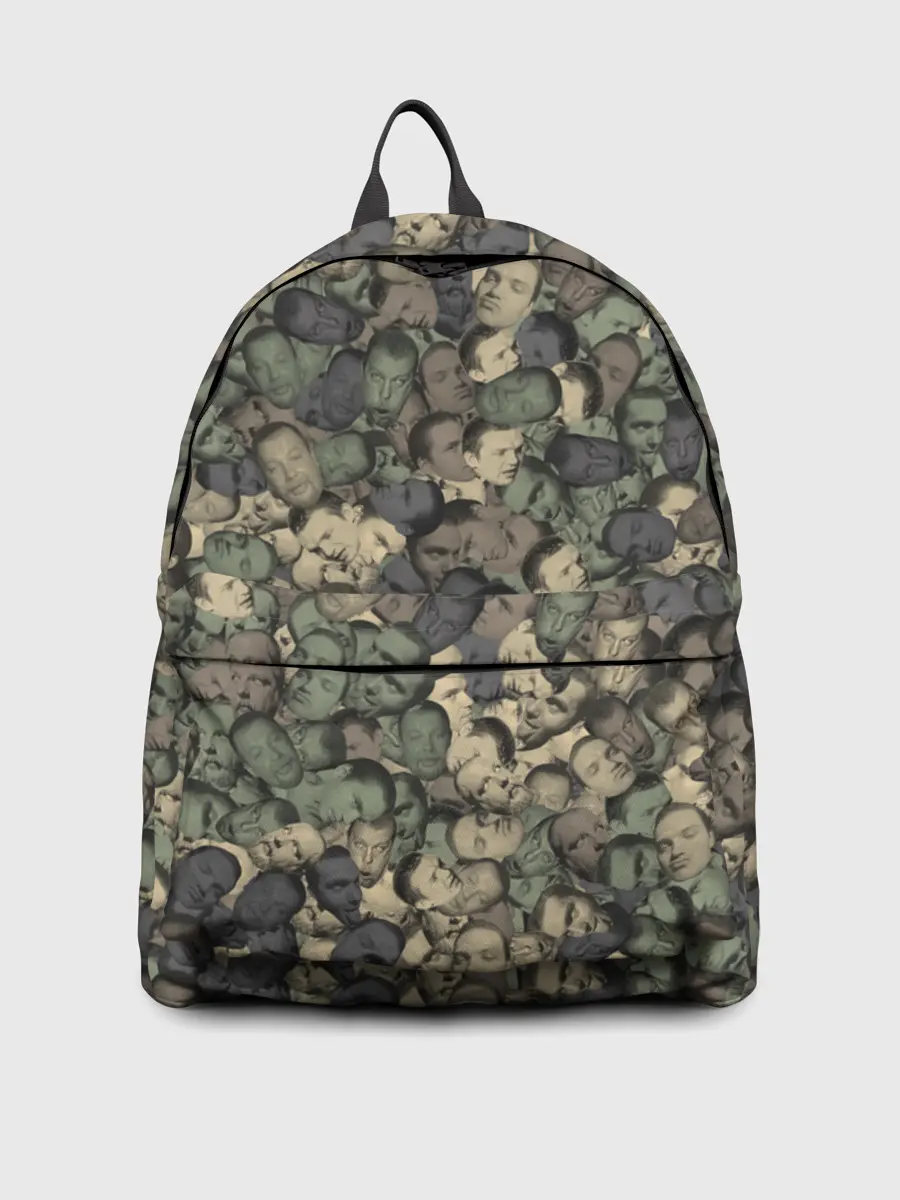 Рюкзак джинсовый / Камуфляж Зеленый Слоник