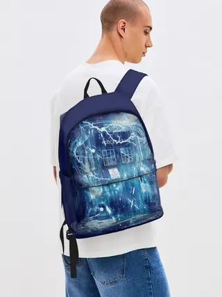 Рюкзак джинсовый / Doctor Who