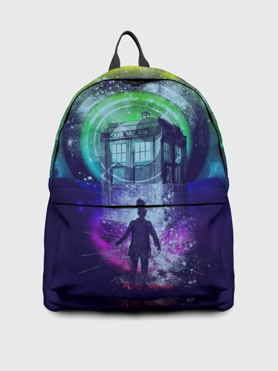 Рюкзак джинсовый / Доктор Кто