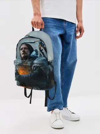Рюкзак джинсовый / Death Stranding