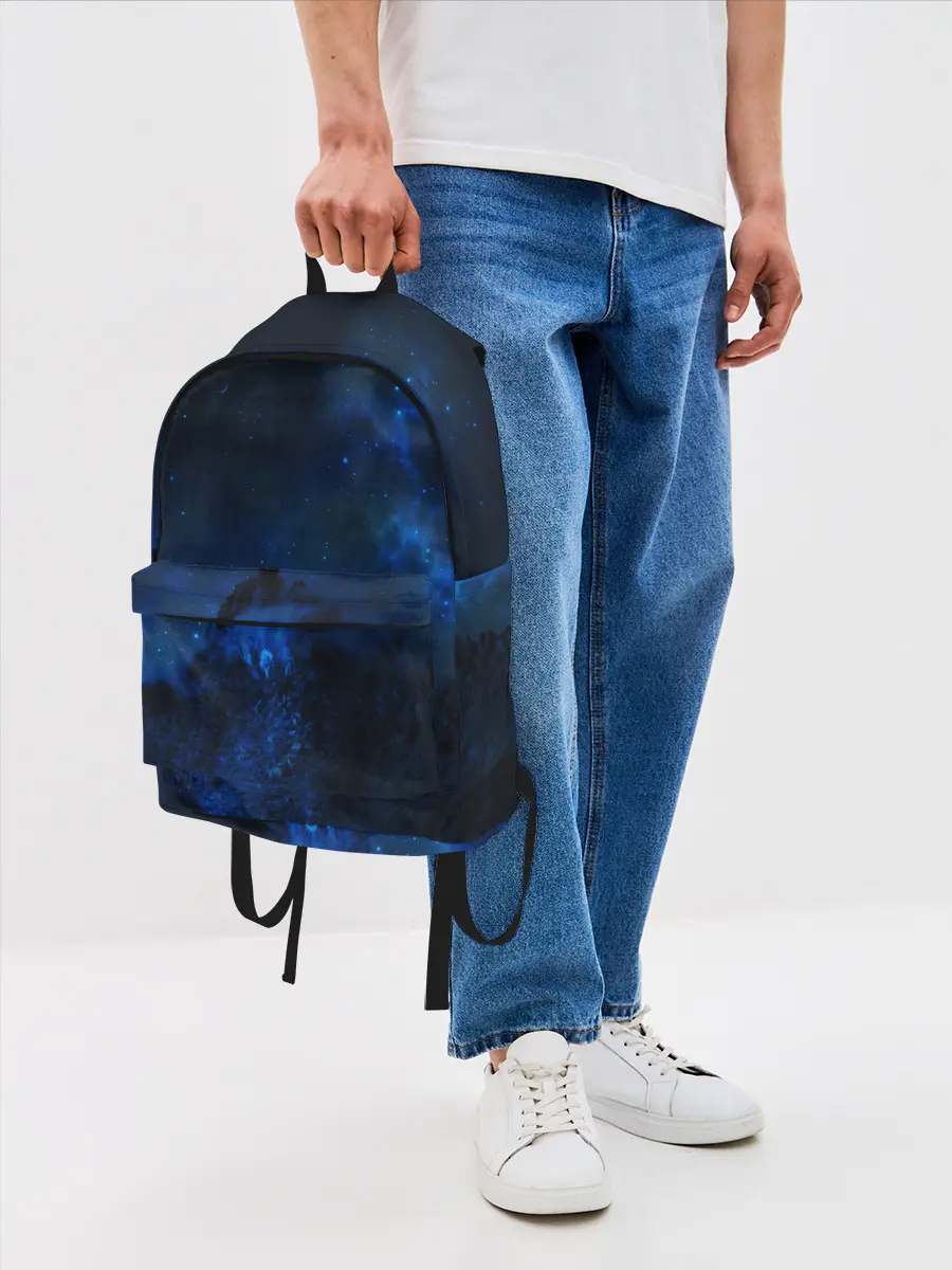 Рюкзак джинсовый / Космос