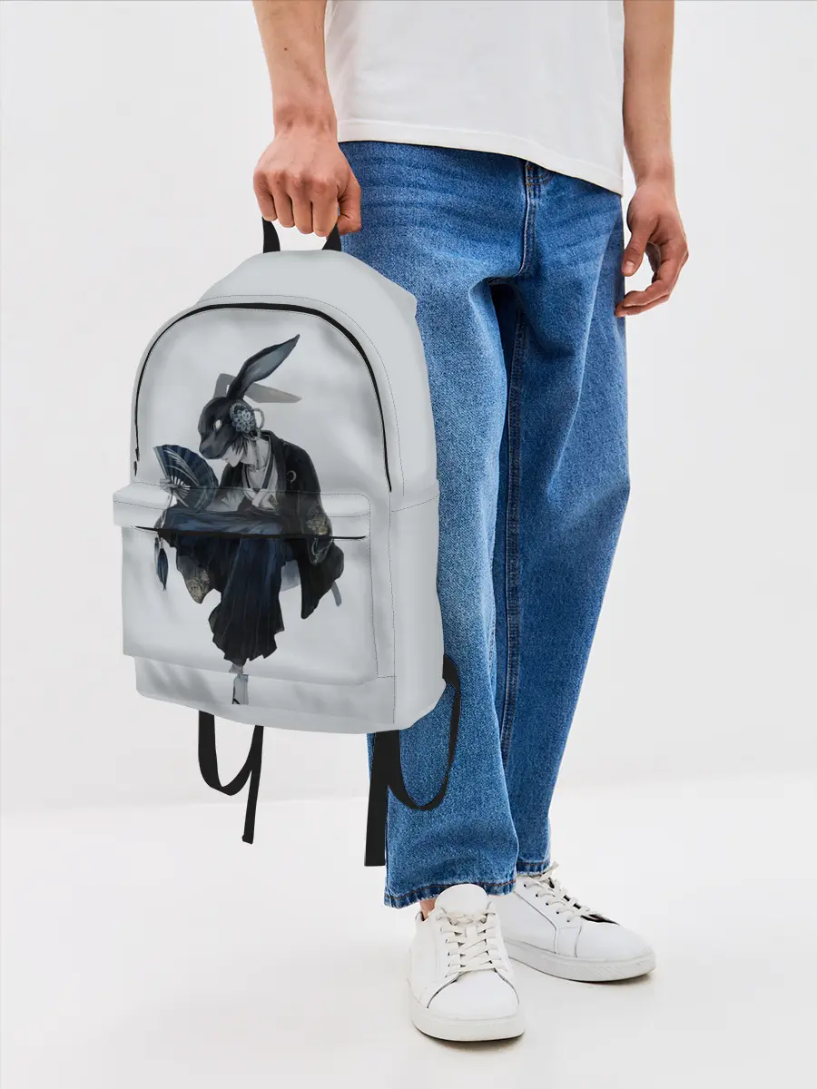 Рюкзак джинсовый / ушки