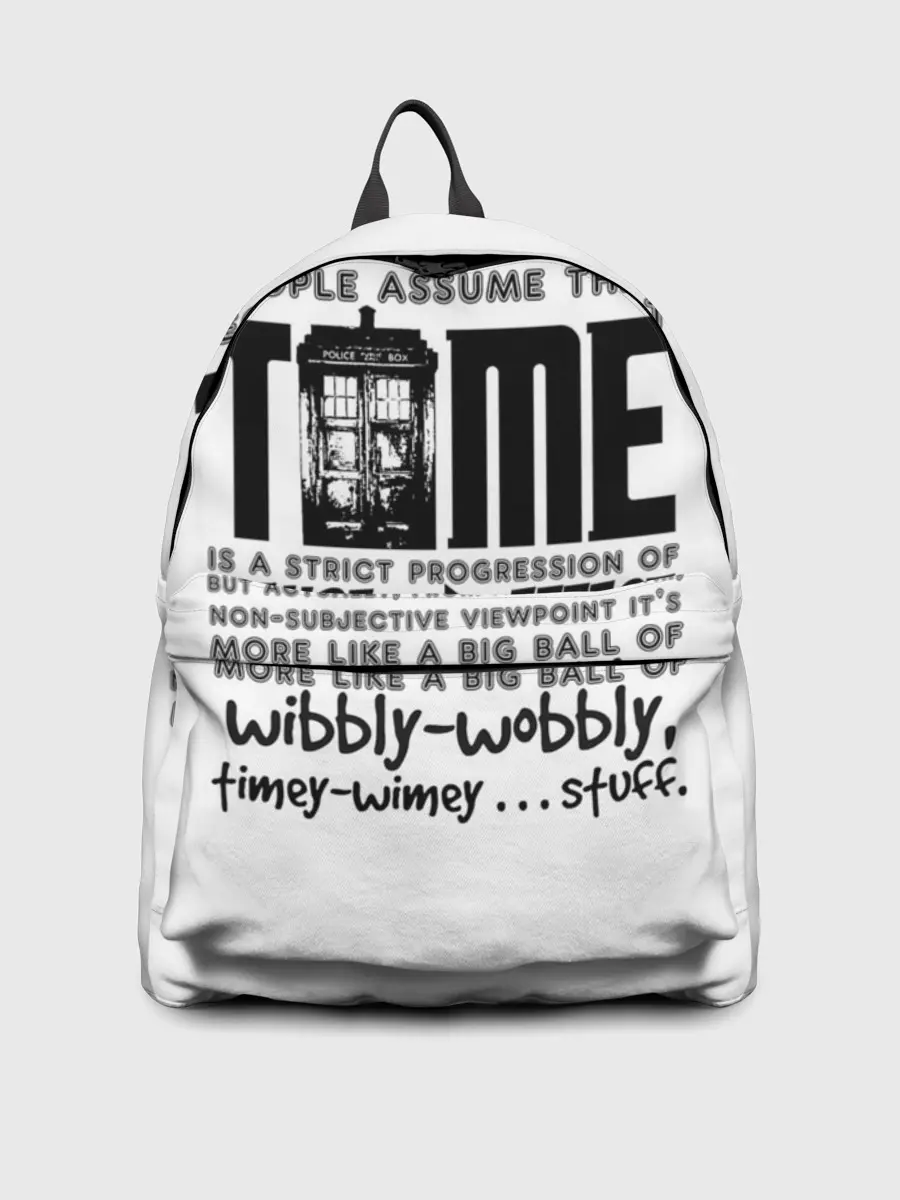 Рюкзак джинсовый / Doctor Who