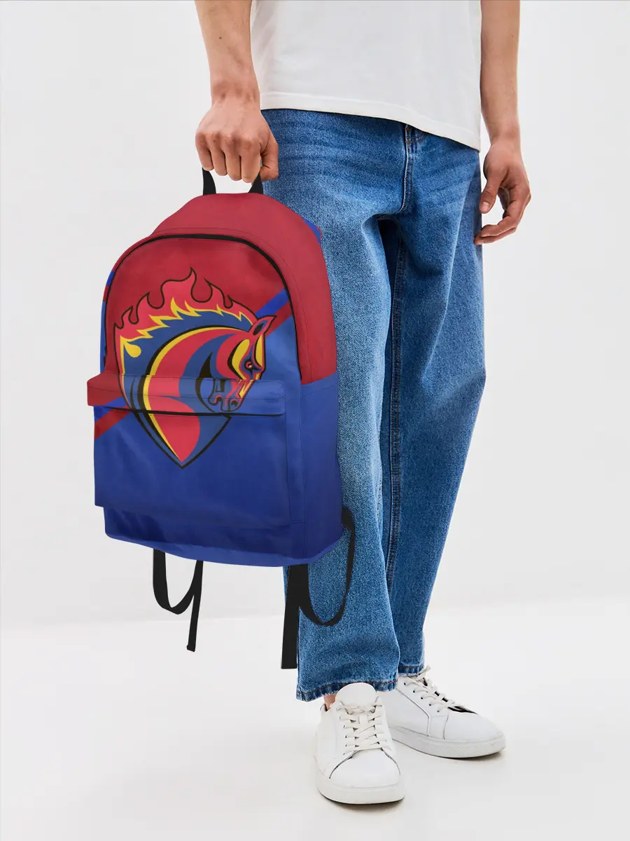 Рюкзак джинсовый / Конь!