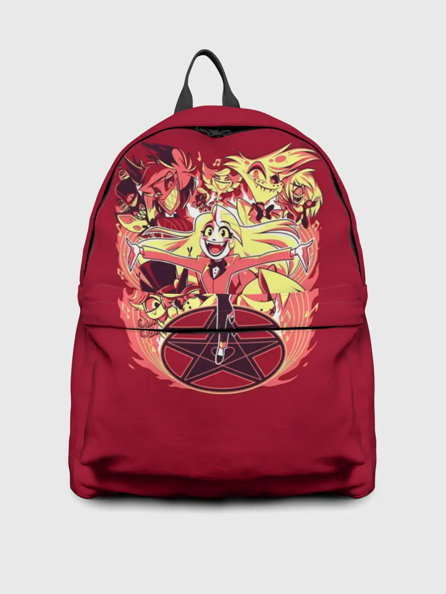 Рюкзак джинсовый / Hazbin Hotel