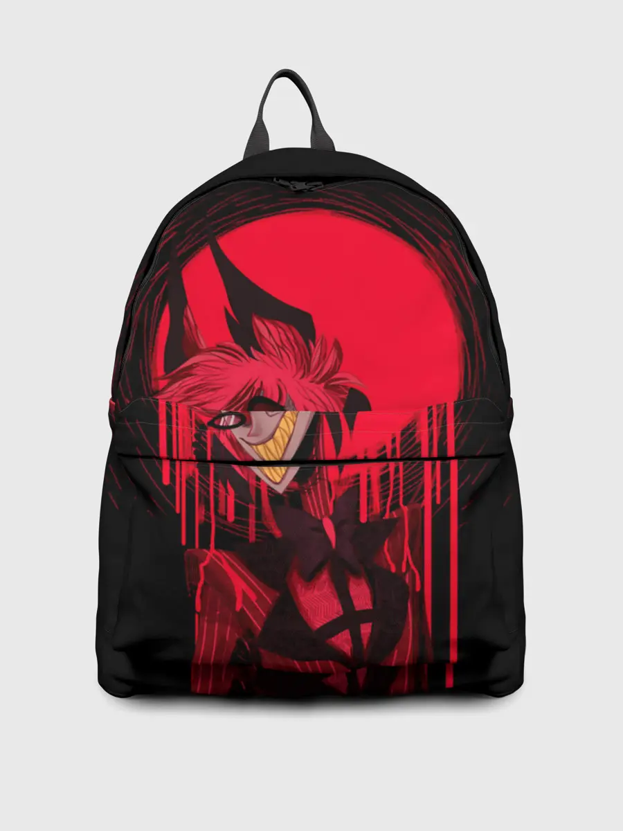 Рюкзак джинсовый / Hazbin Hotel