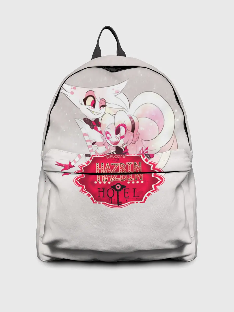 Рюкзак джинсовый / Hazbin Hotel