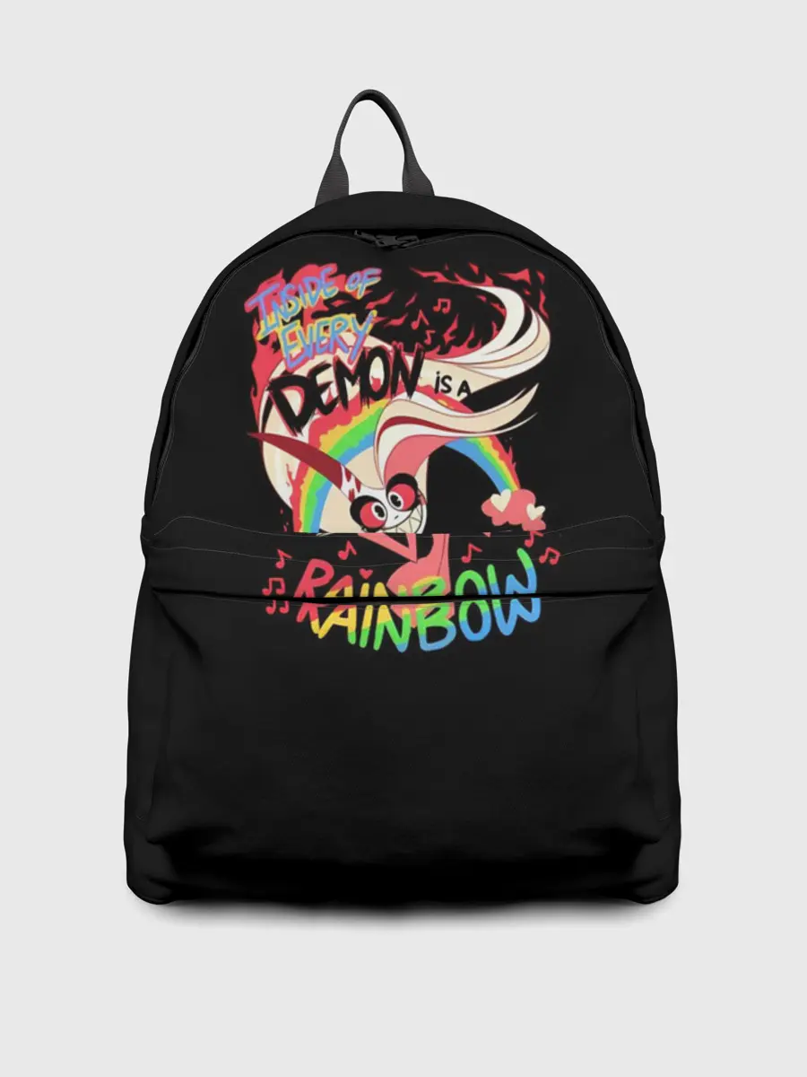 Рюкзак джинсовый / Отель Хазбин